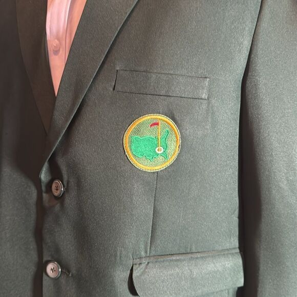 Men’s Green Tournament Golf Blazer Sport Coat 2 Button Notch Lapel Size 2XL NEW - Picture 6 of 13